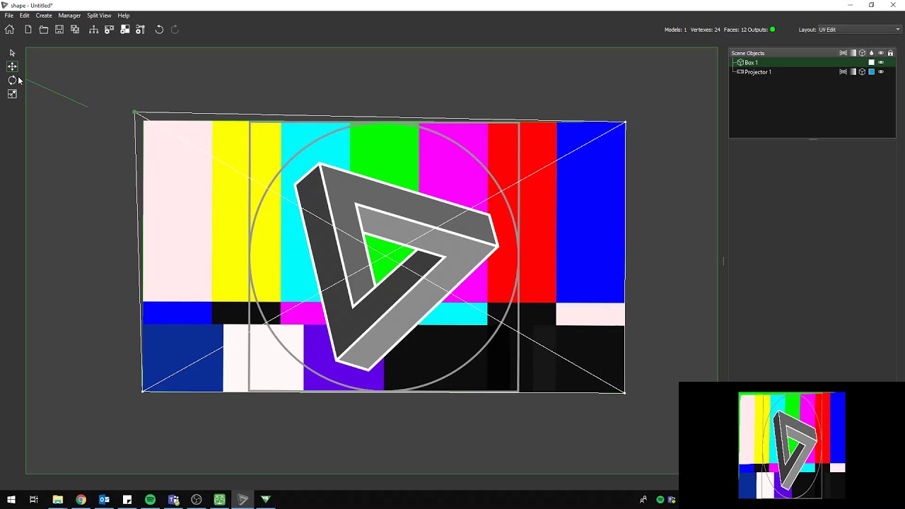 Hippotizer V4 - 4.4 Feature Spotlight - UV Editor in SHAPE