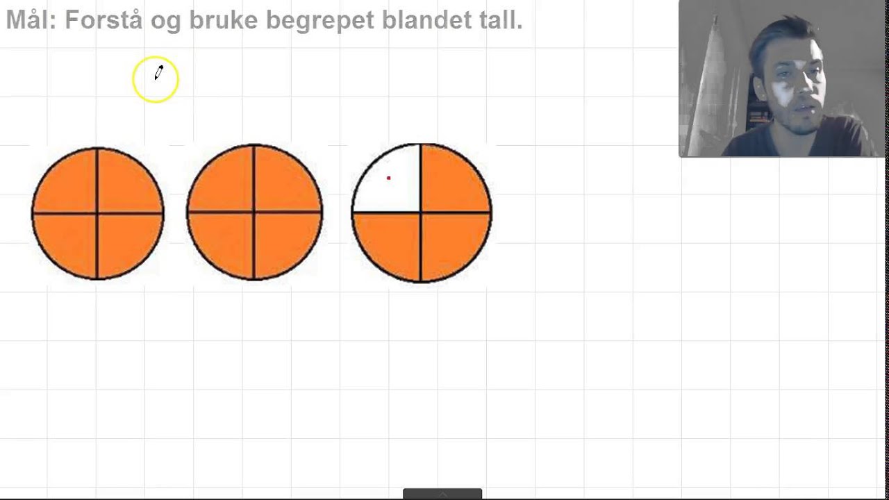Brøk 5-4 - Blandet tall