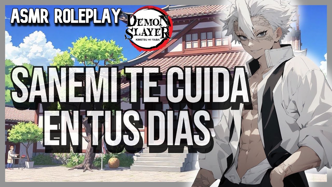 ASMR Roleplay | Sanemi te cuida en tus días 🖤✨ (Kimetsu no Yaiba)