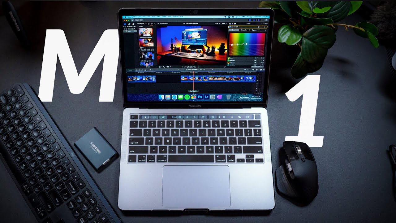 My M1 MacBook Pro 2020 Video Editing Setup & FAVORITE Accessories To Use! | Raymond Strazdas