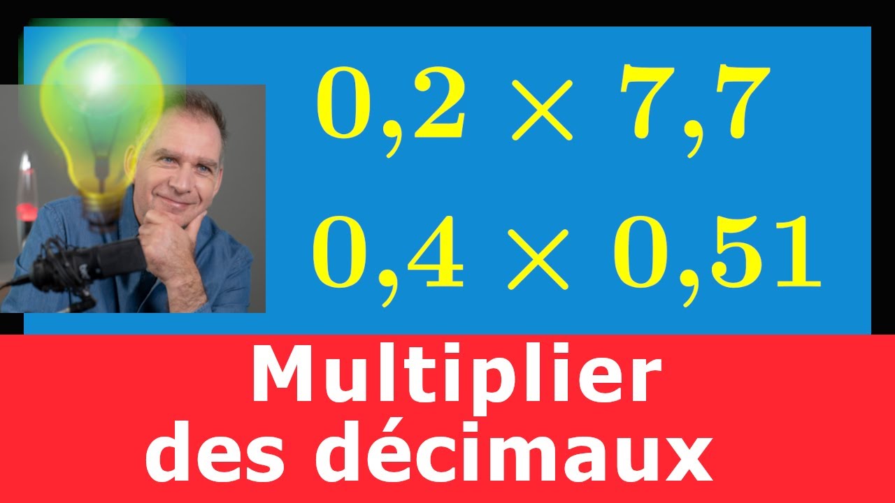 Multiplier des décimaux sans calculatrice 🚀 Je t’explique avec 0,4 x 0,51 et 0,2 × 7,7 😎 ♕