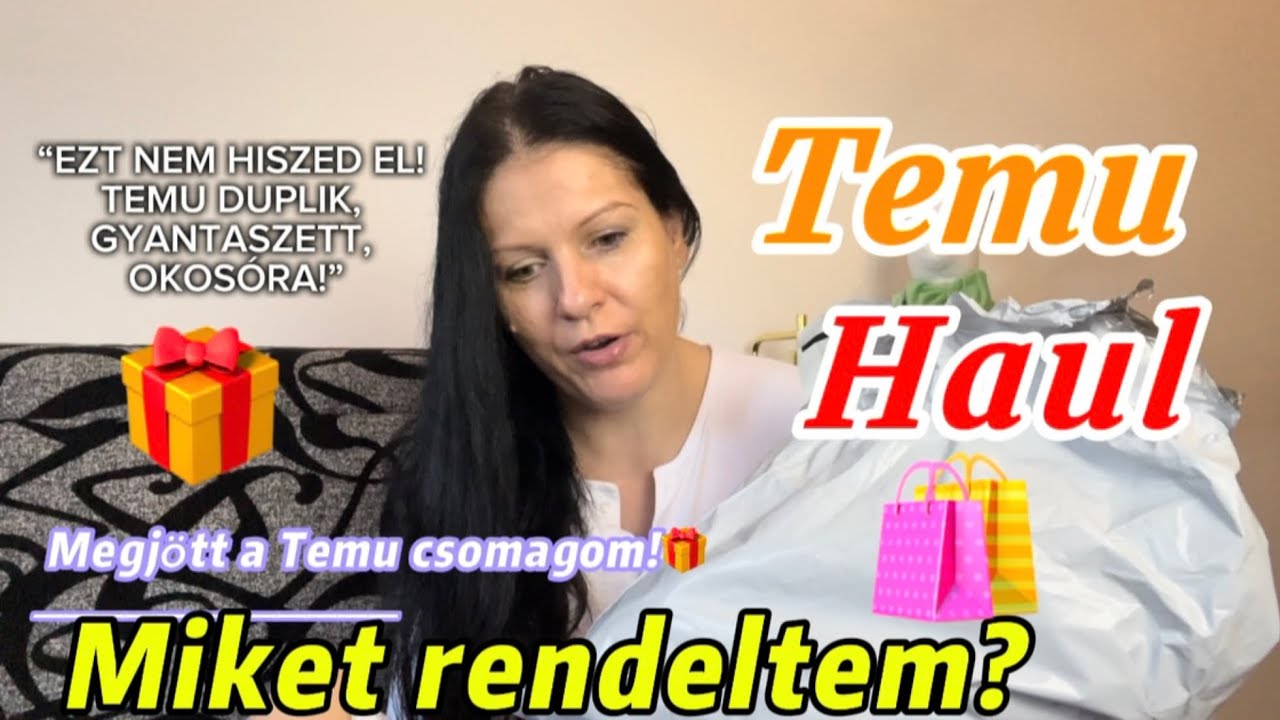 🎬 🛍️TEMU HAUL, ami MEGVÁLTOZTATTA a véleményem! | Dupe táska, okosóra, gyantaszett & AJÁNDÉKOK!”🛍️🎁🎬