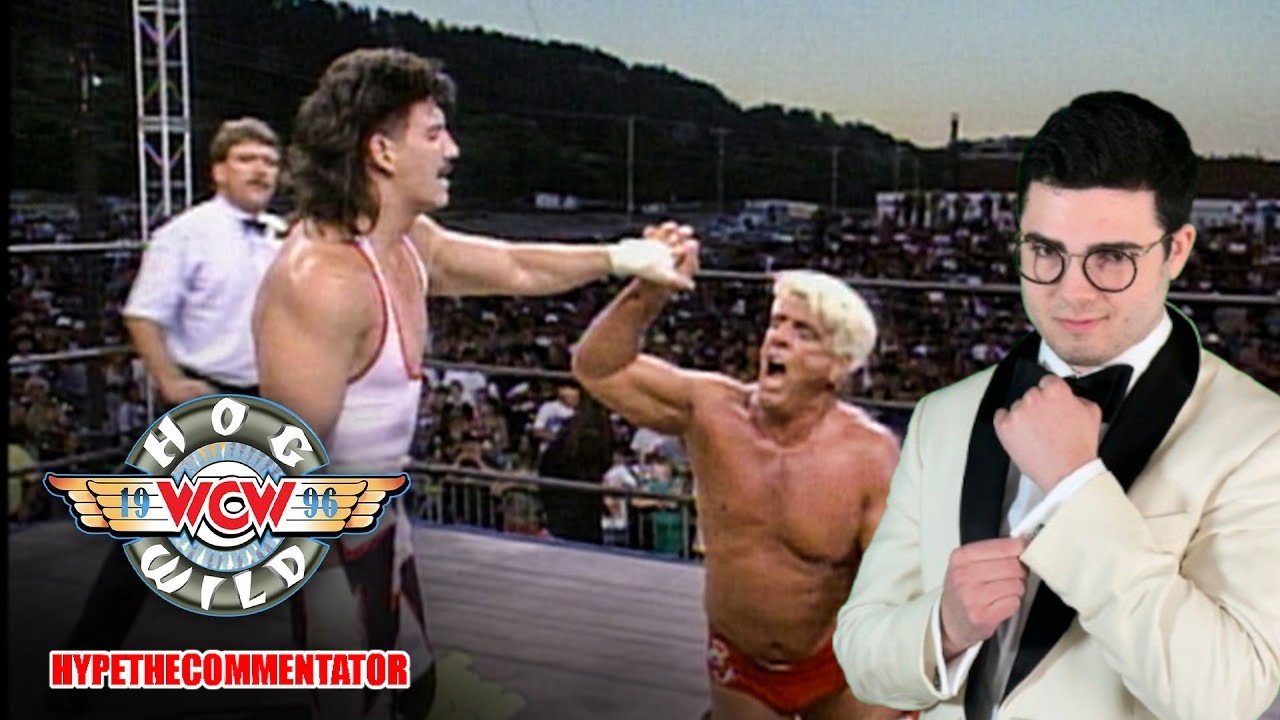 Ric Flair vs Eddie Guerrero | WCW U.S. Title Match: WCW Hog Wild 1996 (Commentary)
