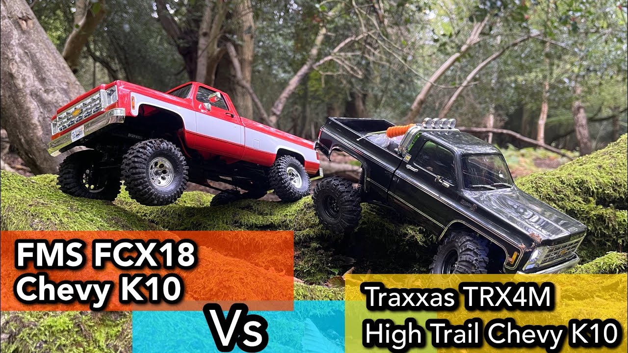 FMS FCX18 K10 Vs Traxxas TRX4M High Trail K10 | Which one will rein supreme?