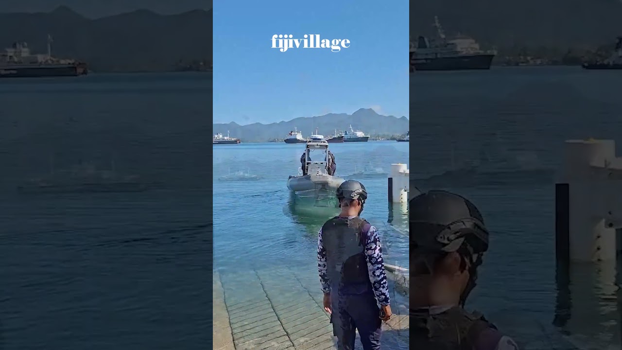 #FIJINAVY | Fiji Navy&rsquo;s new 7-metre Rigid Hull Inflatable Boats take... #Fiji #fijivillage #FijiNews