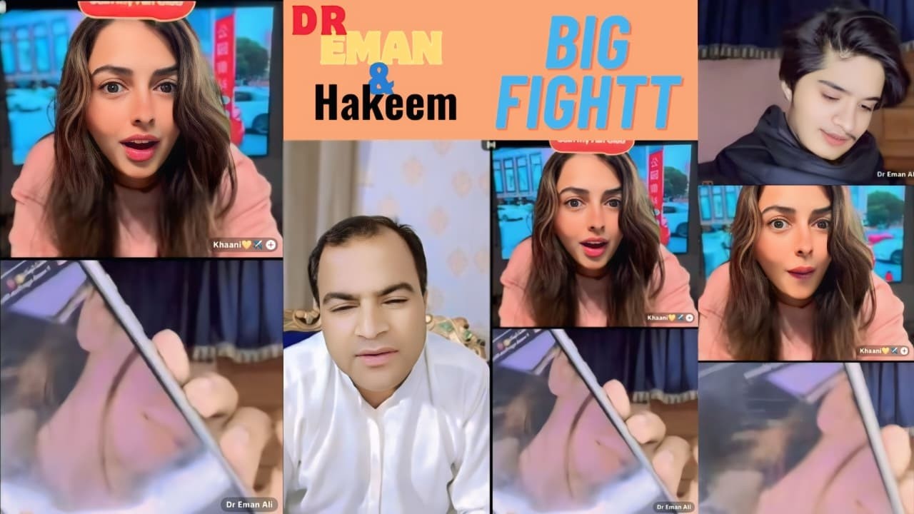 Big Fight in Dr eman And hakeem Loha par 🤯