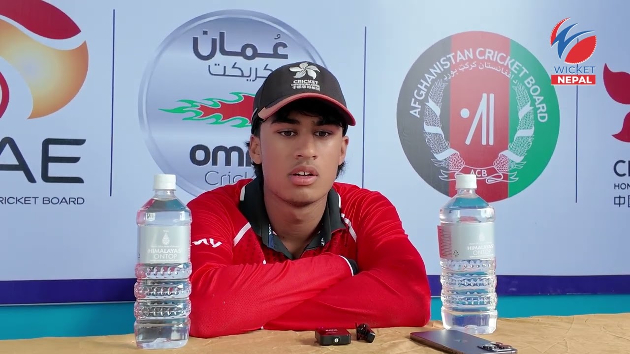 Hong Kong China Captain Shiv Mathur reacts after losing to Nepal | ICC U19 World Cup Asia Qualifier