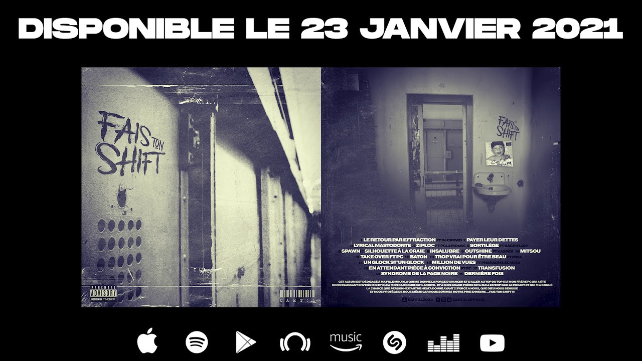 CART3L - Derni&egrave;re fois (Audio Officiel) #FaisTonShift