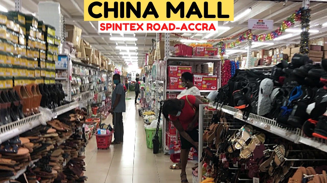 New CHINA MALL Off The Spintex Road In Accra, Ghana.