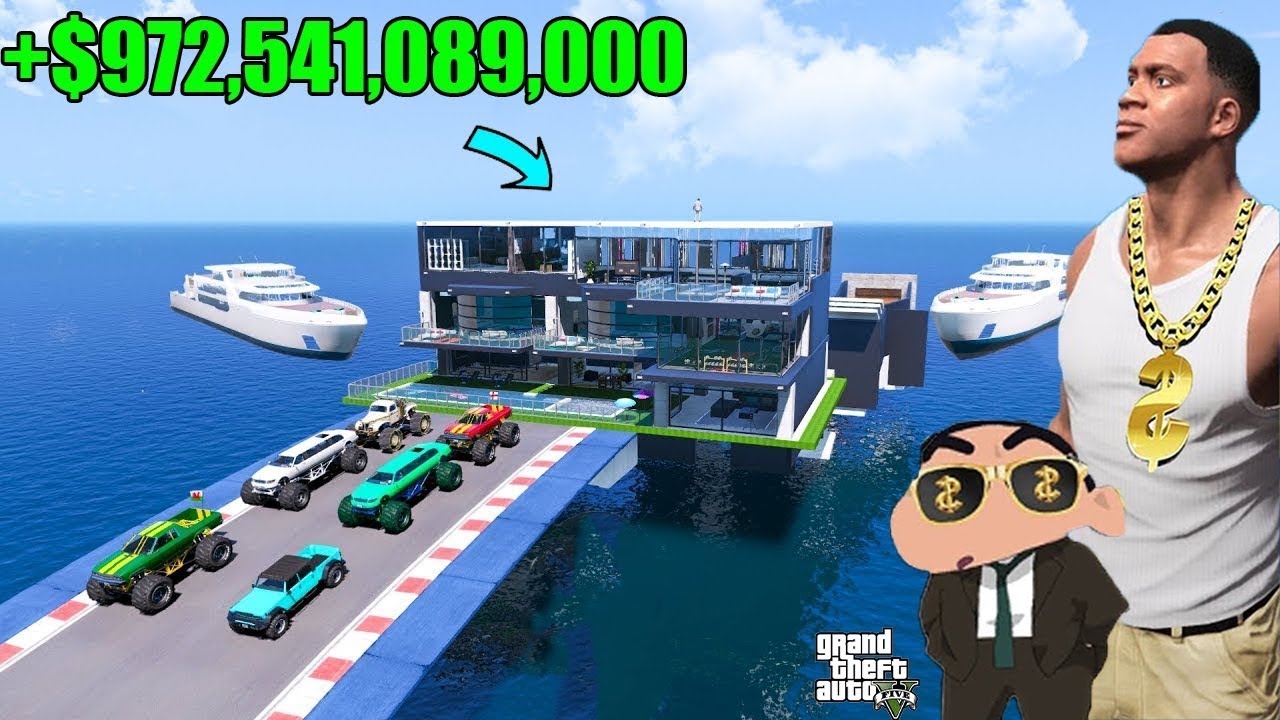 Franklin & Shinchan LUCKY BILLIONAIRE BUY CAR FOR Showroom In GTA5 || SumitOP