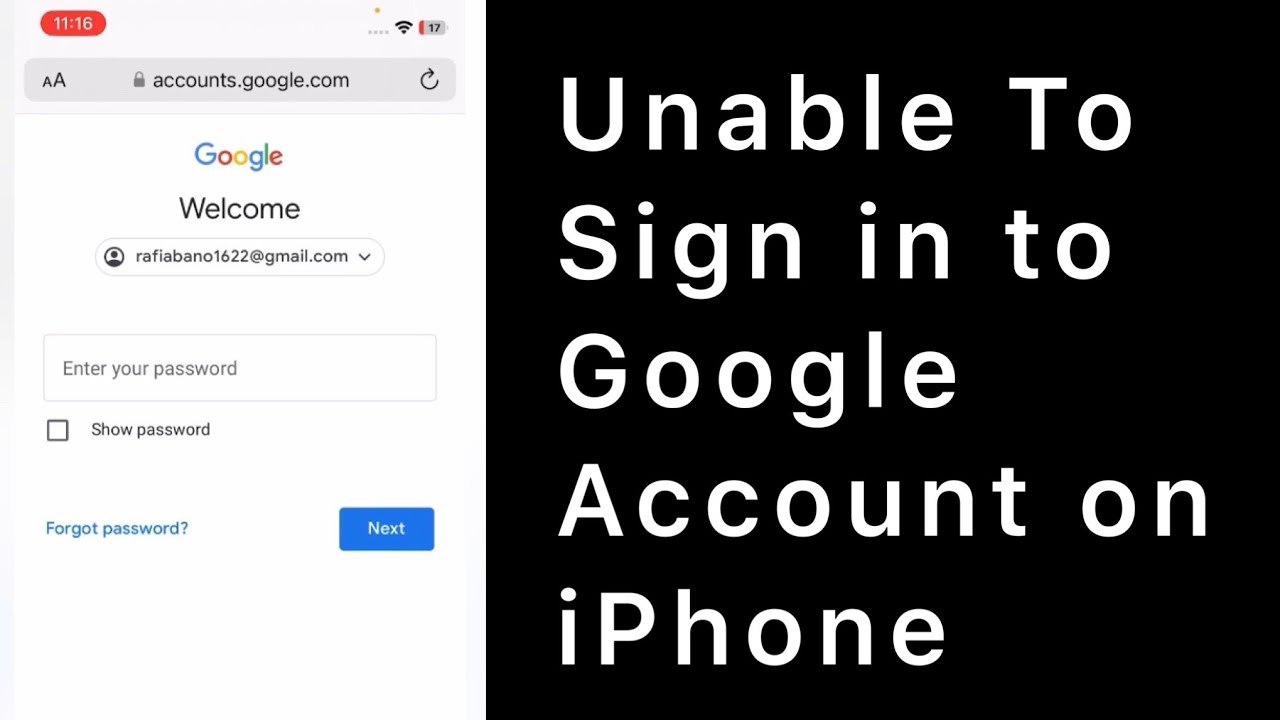 Невозможно войти в учетную запись Gmail в приложении Safari на iOS 16.