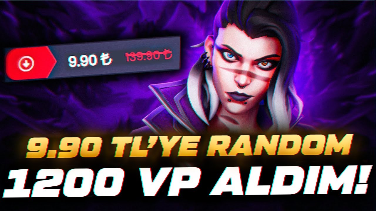 9.99 TL'YE EFSANE 2 ADET RANDOM VP SATIN ALDIM! 1200 VP ÇIKTI! Valorant