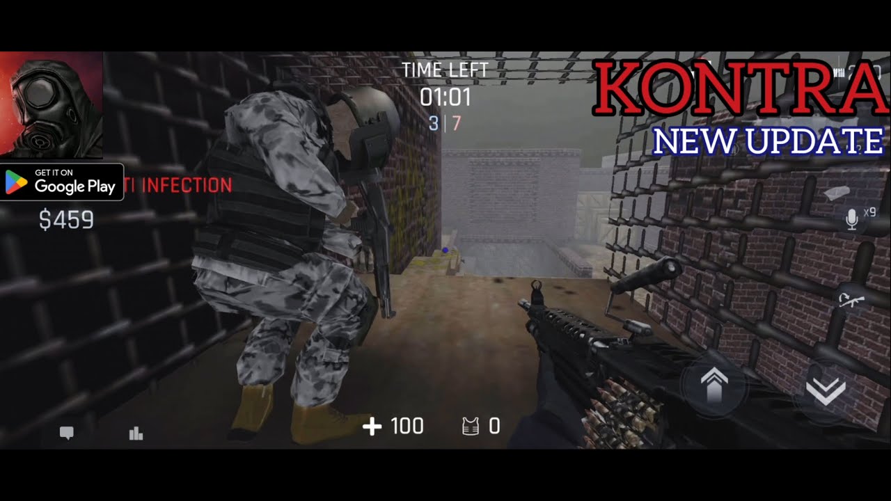 Kontra Multiplayer fps: Zm_dust2 New Update  - gameplay | Zombie🧟 Mode