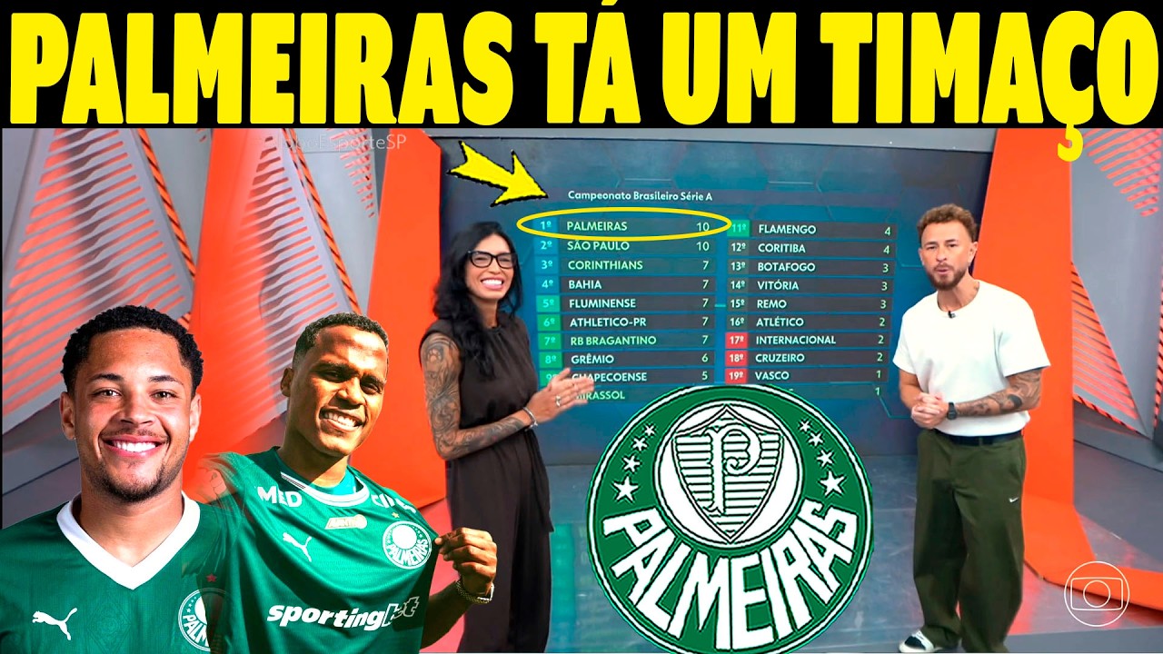 HOJEE!! GLOBO ESPORTE PALMEIRAS! NINGUÉM PARA O PALMEIRAS! EXCELENTE NOTICIAS DO VERDÃO HOJE!