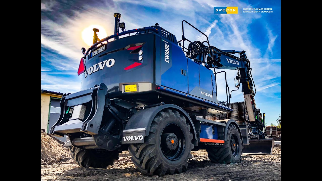 Volvo EW160E..  Mobilbagger in 