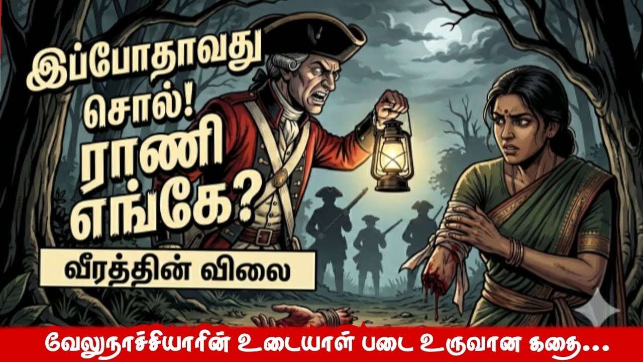 🔥👉 துண்டுதுண்டாக வெட்டப்பட்டாலும் காட்டிக்கொடுக்காத வீரம்:வேலுநாச்சியாரின்'உடையாள் படை' உருவான கதை!