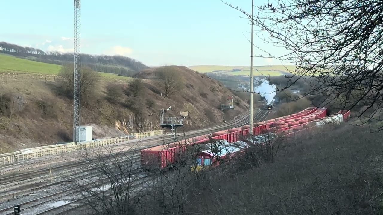 45407 powers towards Peak Forest with return Buxton Spa Express 14/3/26