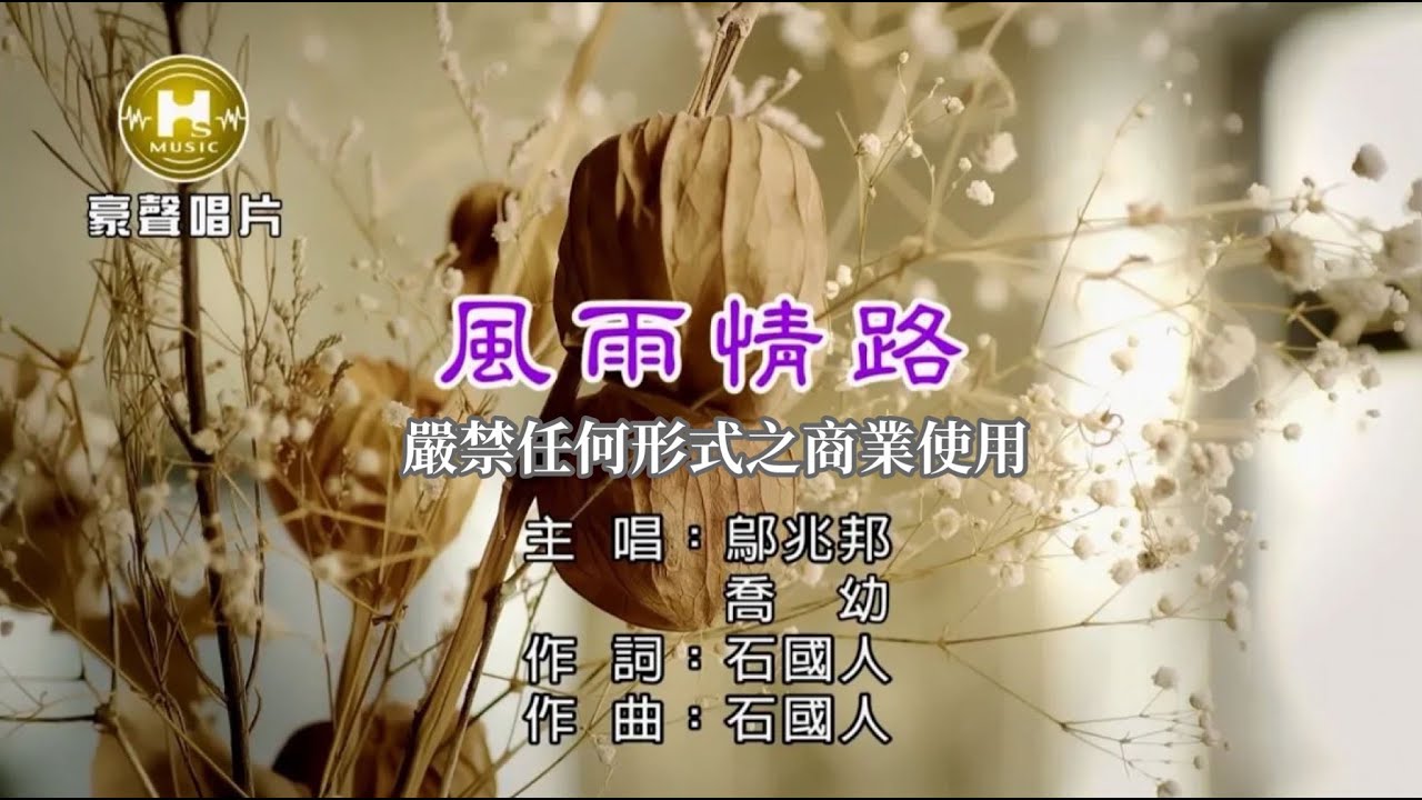 鄔兆邦-風雨情路【KTV導唱字幕】1080p HD