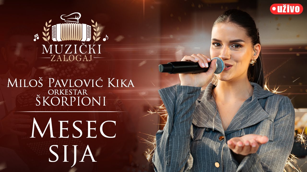 MILO&Scaron; PAVLOVIĆ KIKA I &Scaron;KORPIONI - MESEC SIJA (MUZIČKI ZALOGAJ) 2025.