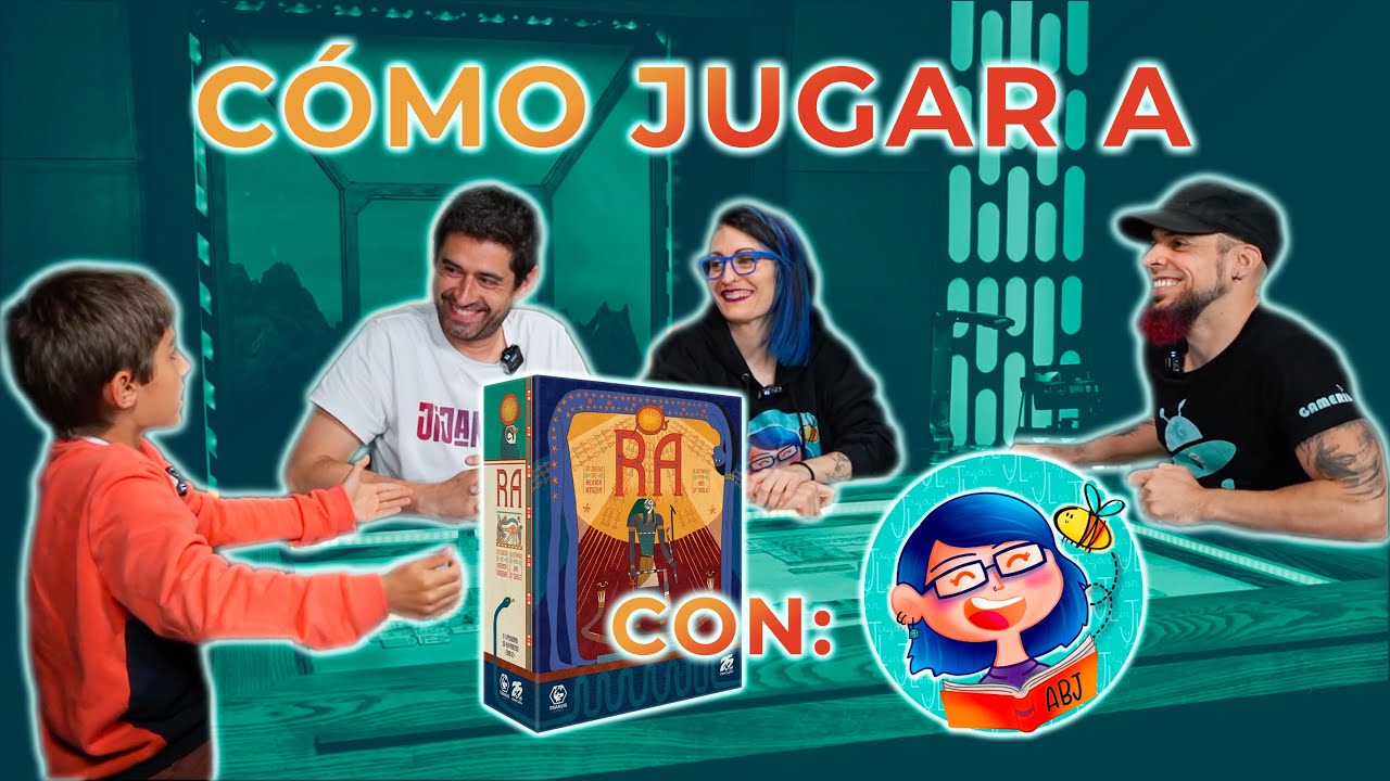 CÓMO JUGAR A RA - Tutorial y Partida con Jugar y Leer (y familia)