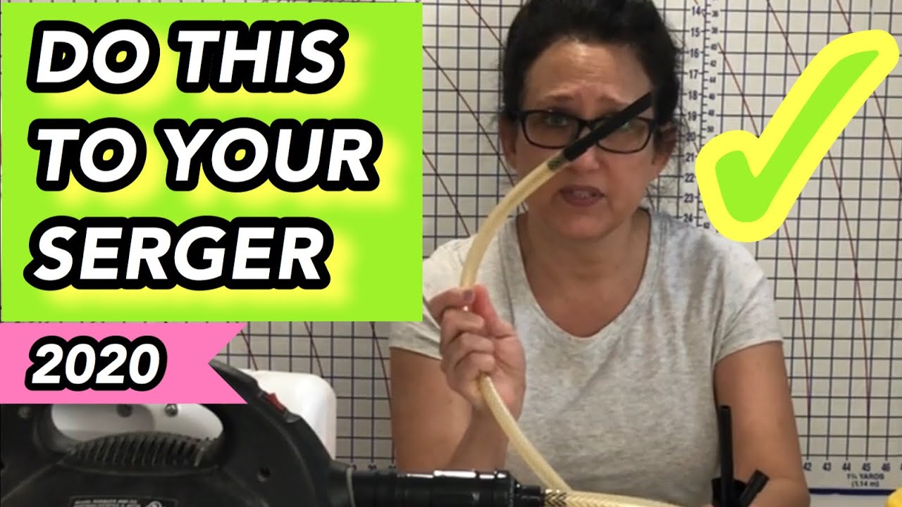 How to clean a Serger-Clean your serger- Overlocker Maintenance- Sewing Tutorial