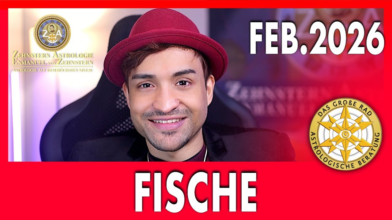 FISCHE & FISCHE ASZENDENT FEBRUAR 2026 MONATSHOROSKOP | ZEHNSTERN ASTROLOGIE