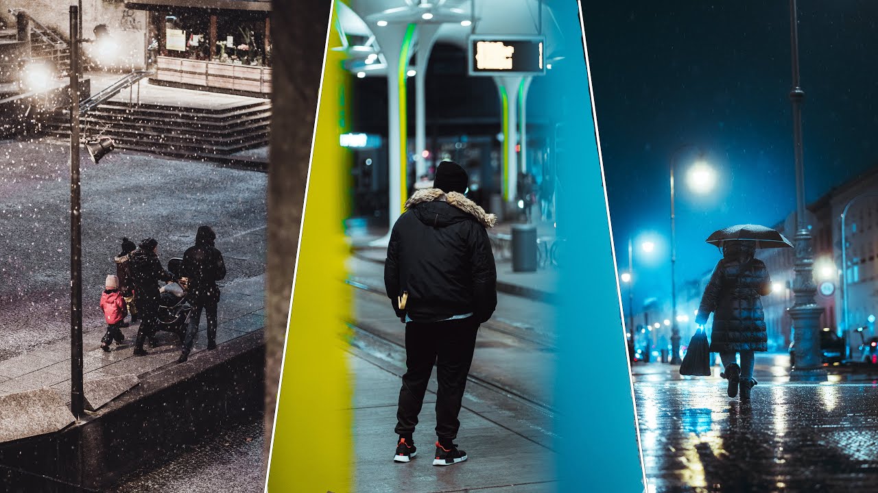 STREET FOTOGRAFIE im Schnee mit dem Sony 85mm f1.8 Objektiv