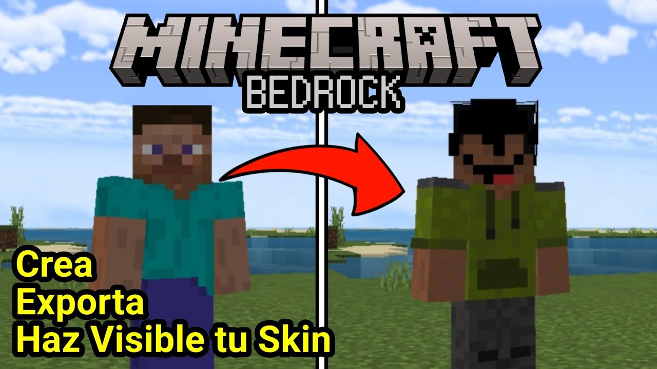 ¡Crea, Exporta y Muestra tu Skin en Minecraft Bedrock! 🚀 (Guía Completa para móvil) - #tutorial