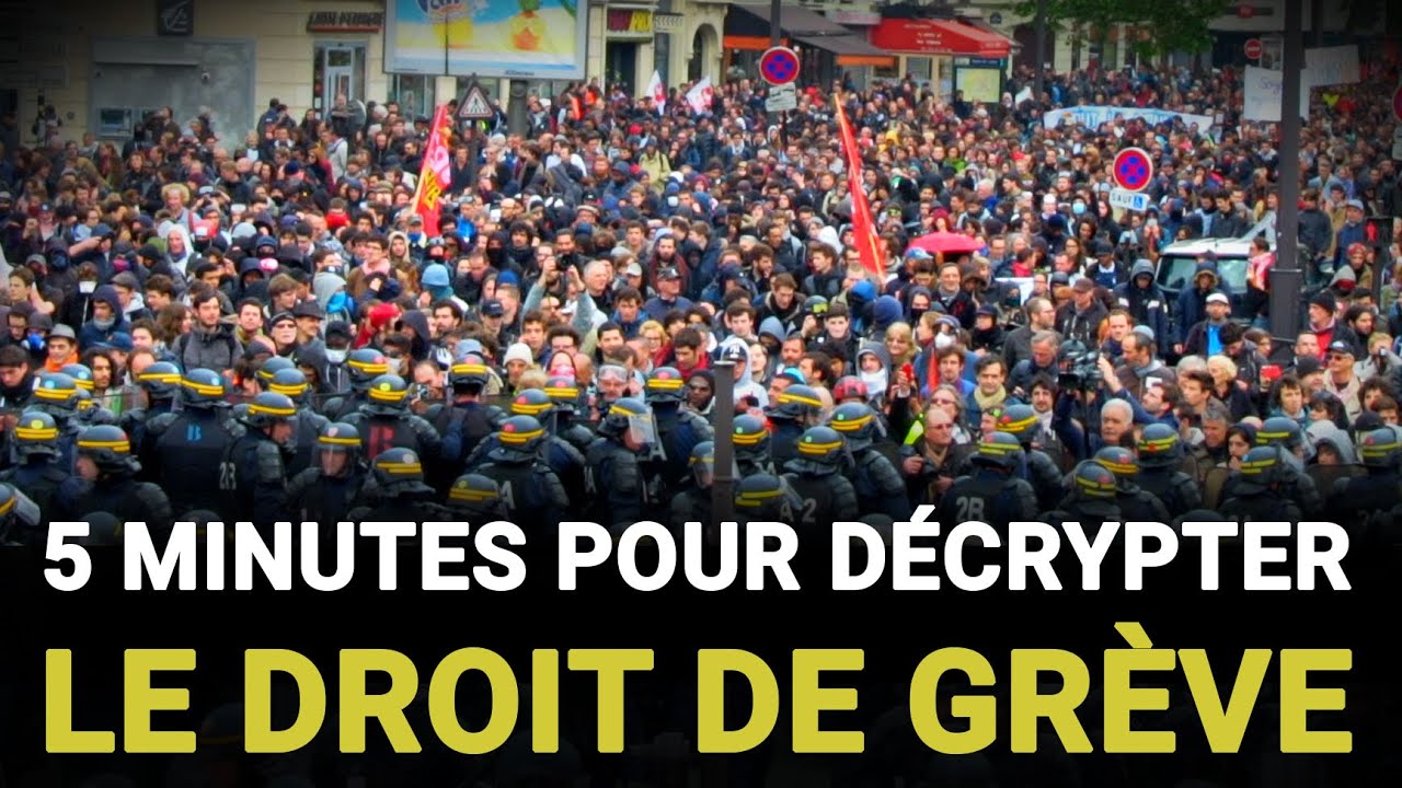 5 minutes pour décrypter le droit de grève