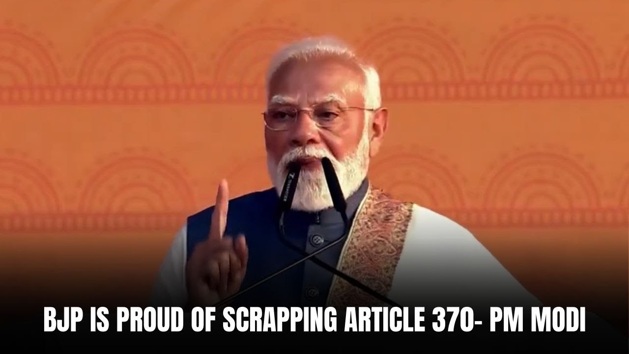 BJP is proud of scrapping Article 370- PM Modi | JK News Today