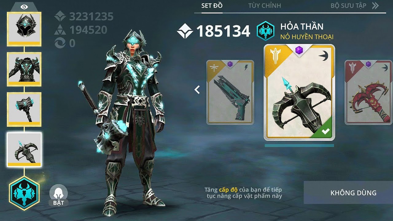 Shadow Fight 3: New Shadow Colossus Set lv4 - Creepy Party Event