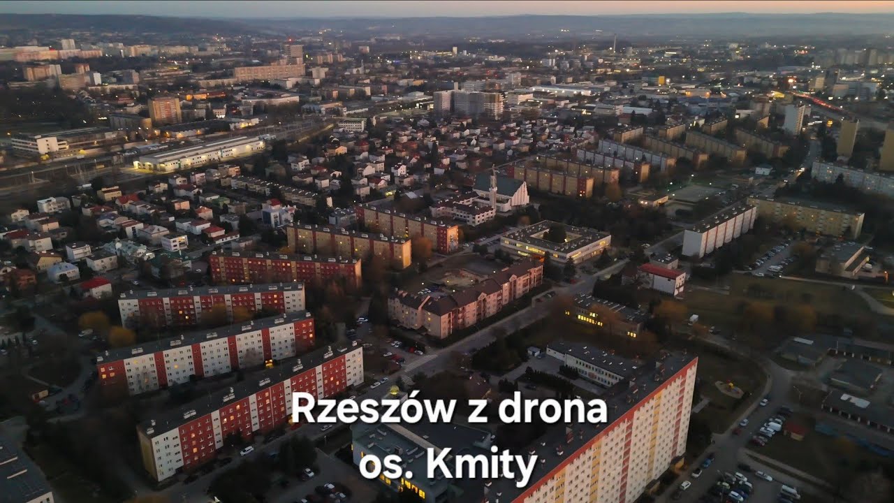 Rzeszów - osiedle Kmity z drona (plus kilka migawek z okolic Sportowej i Politechniki Rzeszowskiej)