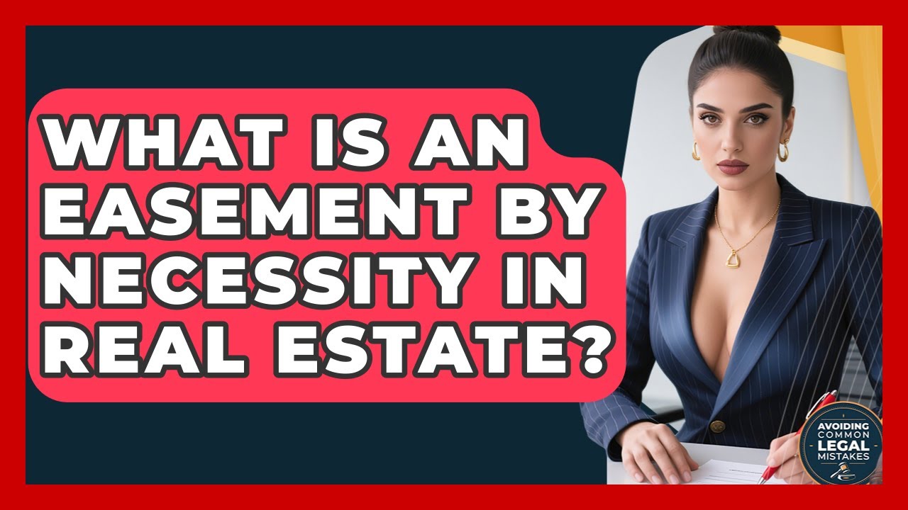 What Is An Easement By Necessity In Real Estate? - Avoiding Common Legal Mistakes