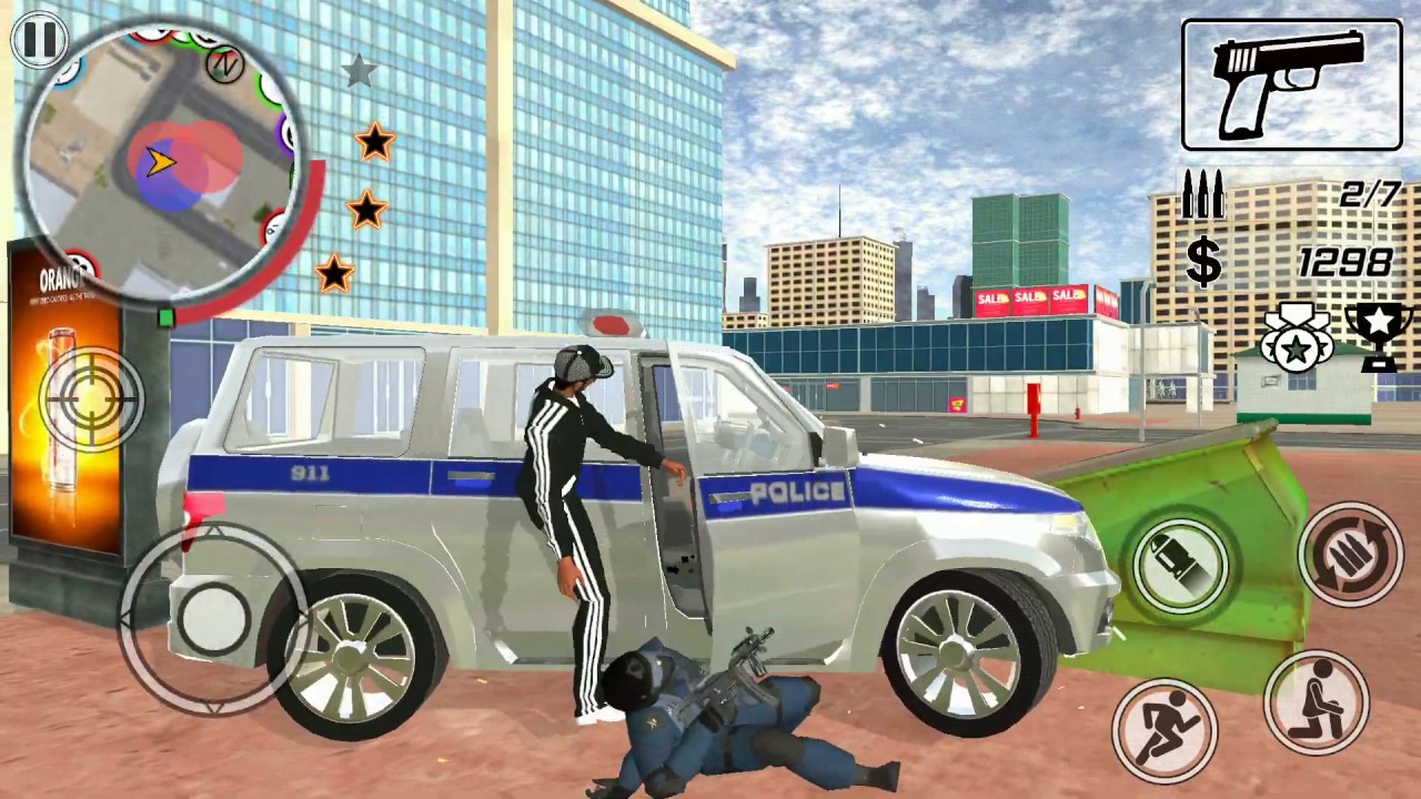 Crime Simulator Real Gangster - Gameplay Trailer (Android Gameplay)