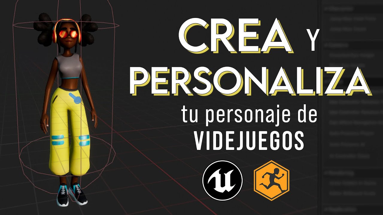 Diseño de Personaje para Videojuego | Mixamo & Unreal Engine 4 - Videotutorial de Rubén Soriano
