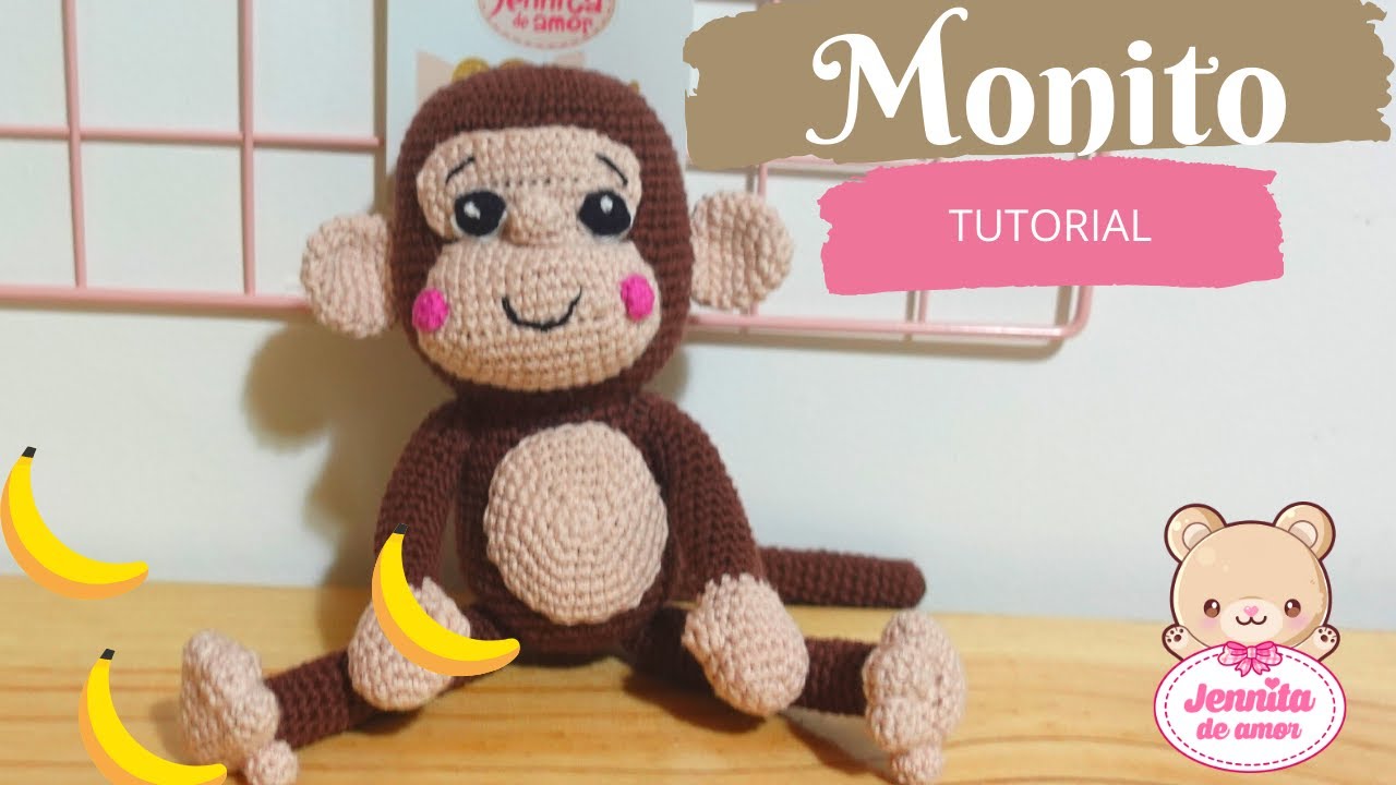 MONITO Tutorial Amigurumi Nivel: Básico-Intermedio (Patrón en Descripción)