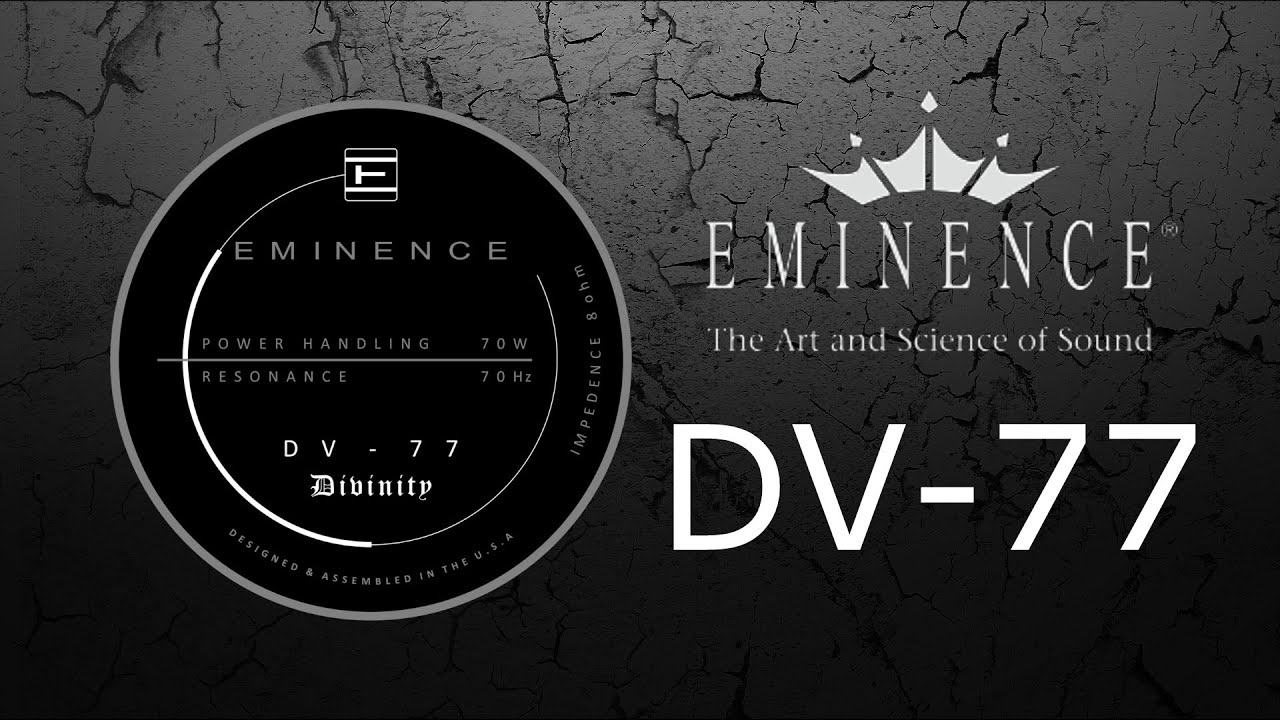 Eminence DV-77 Mick Thomson Signature Speaker |  V30 Killer