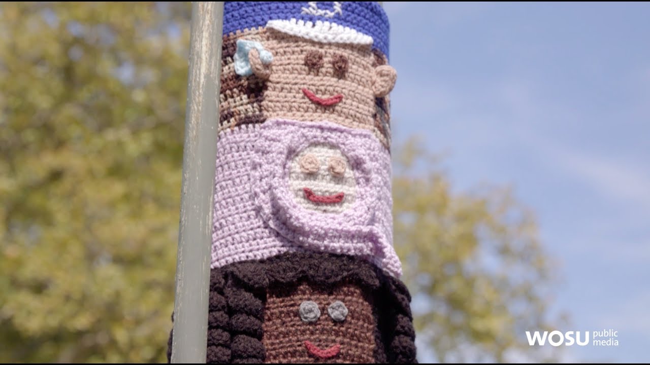 Columbus Neighborhoods: Clintonville Yarn Bomber