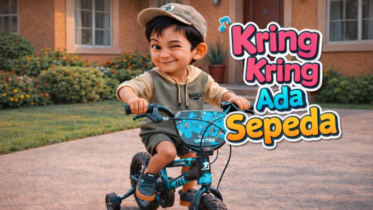 Kring-Kring Ada Sepeda 🎵 | Lagu Anak Ceria & Edukatif | Animasi 3D