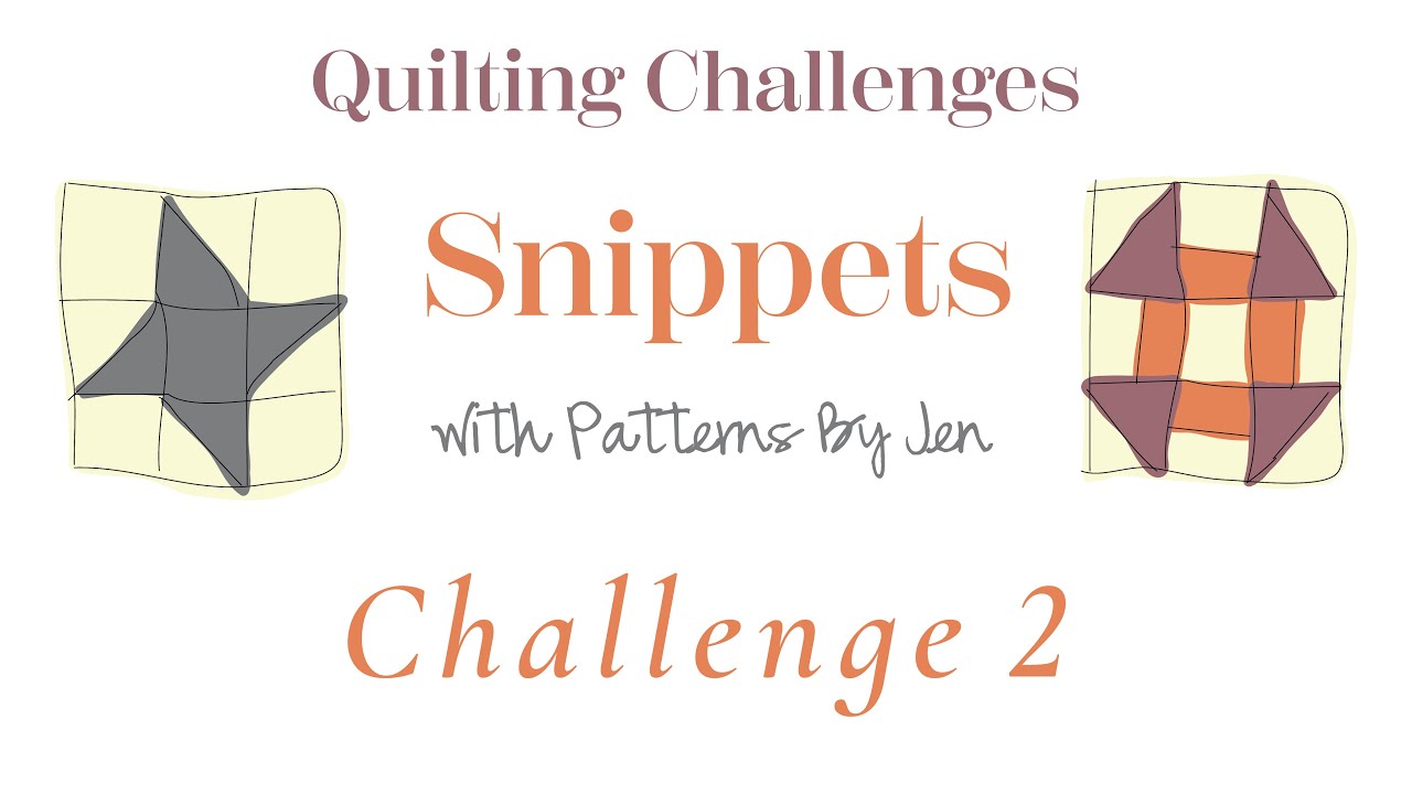 Snippets with Patterns By Jen January 23 Challenge