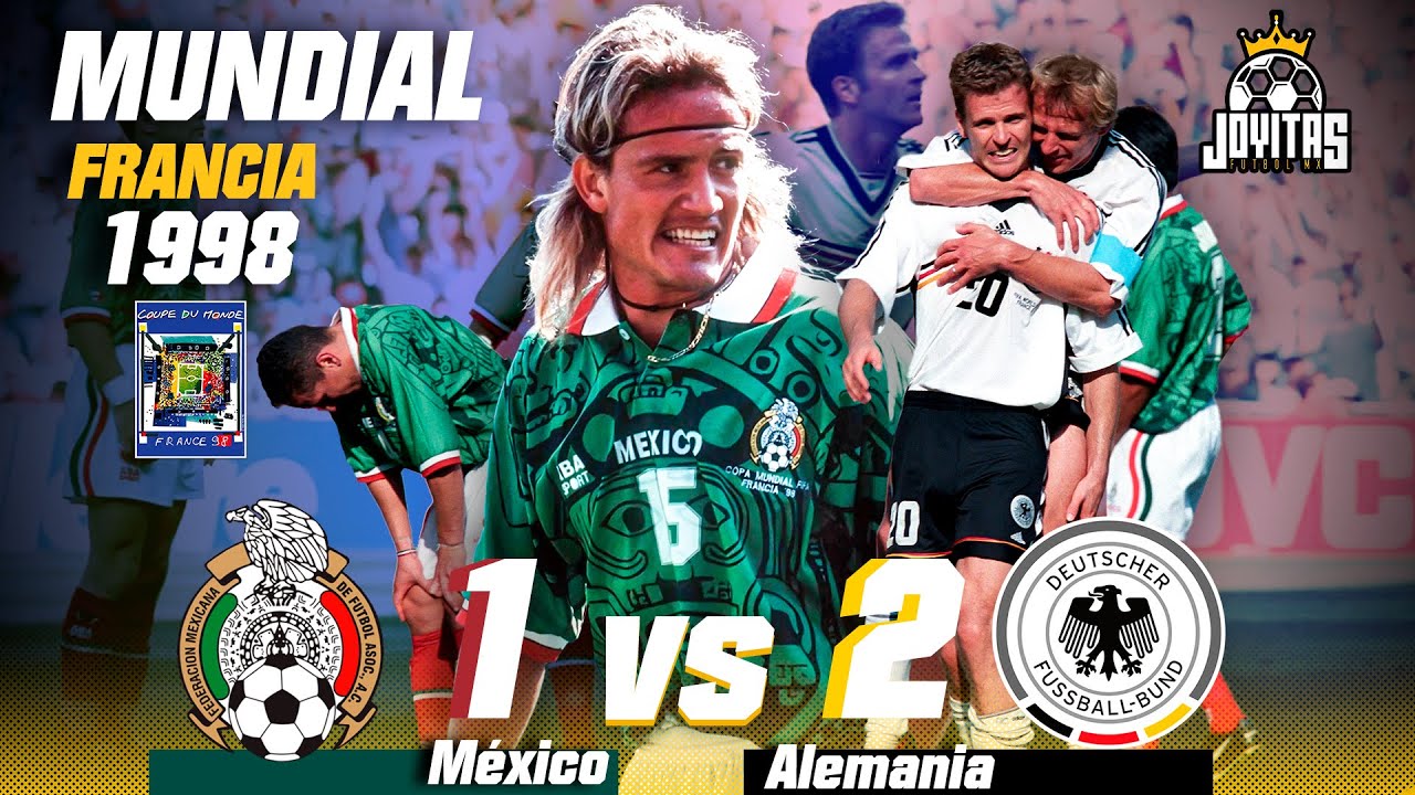 MÉXICO vs ALEMANIA HD - Francia 1998 | El día que FALLÓ el MATADOR HERNÁNDEZ 😫 Narración TELEVISA