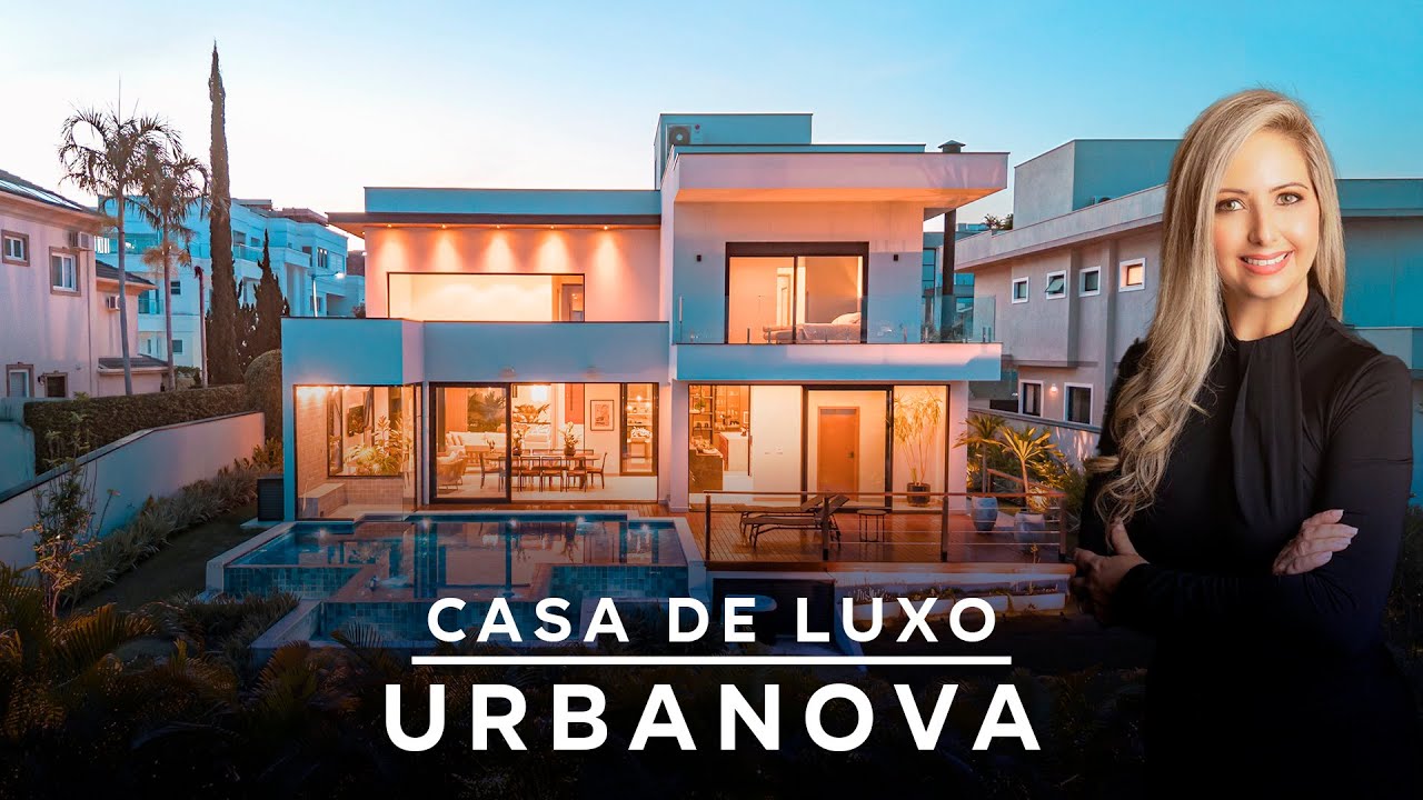 CASA DE LUXO À VENDA EM CONDOMÍNIO FECHADO – URBANOVA – SÃO JOSÉ DOS CAMPOS-SP
