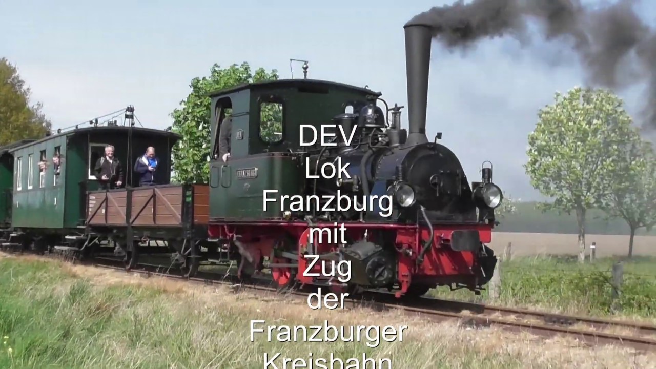 DEV Lok Franzburg mit Zug der Franzburger Kreisbahn