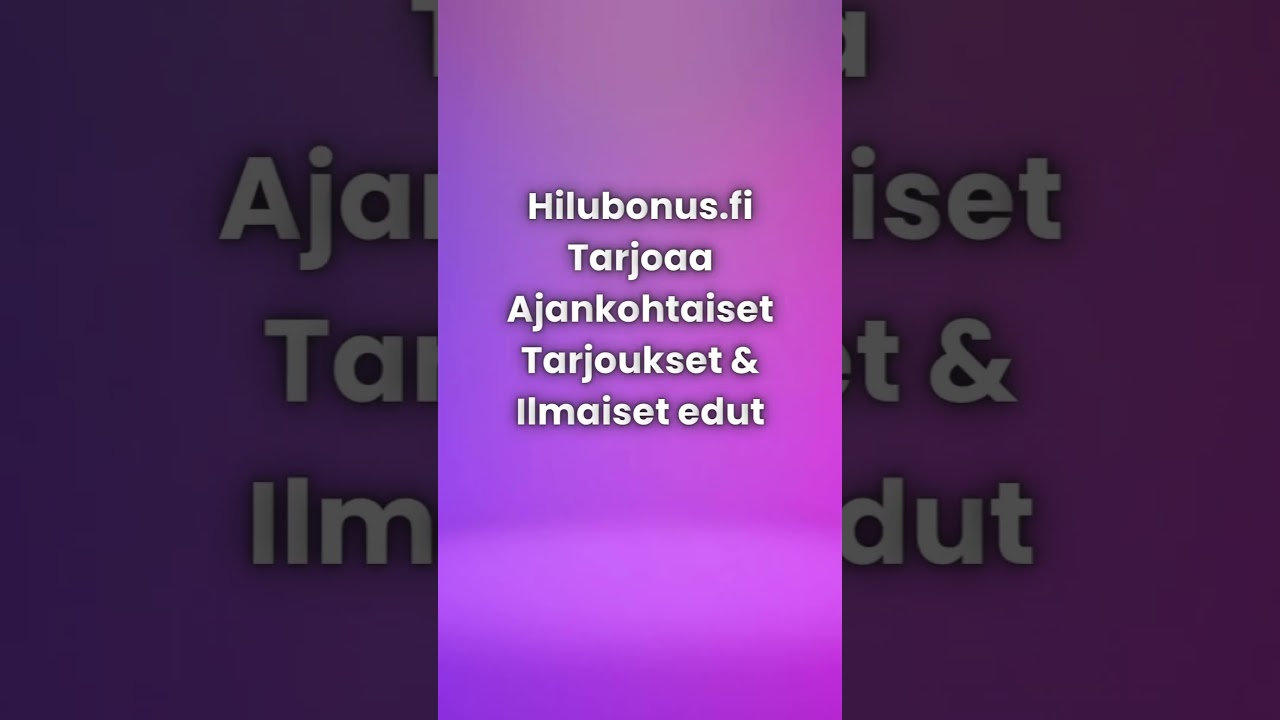 Hilubonus.fi 