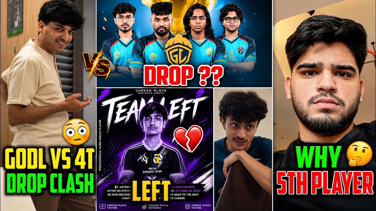 GODL VS 4T DROPCLASH 😱 Почему Ноки &mdash; пятый игрок 🧐 EWC Нью-Джерси? Кетон покинул ASi8 💔 Обновлени...