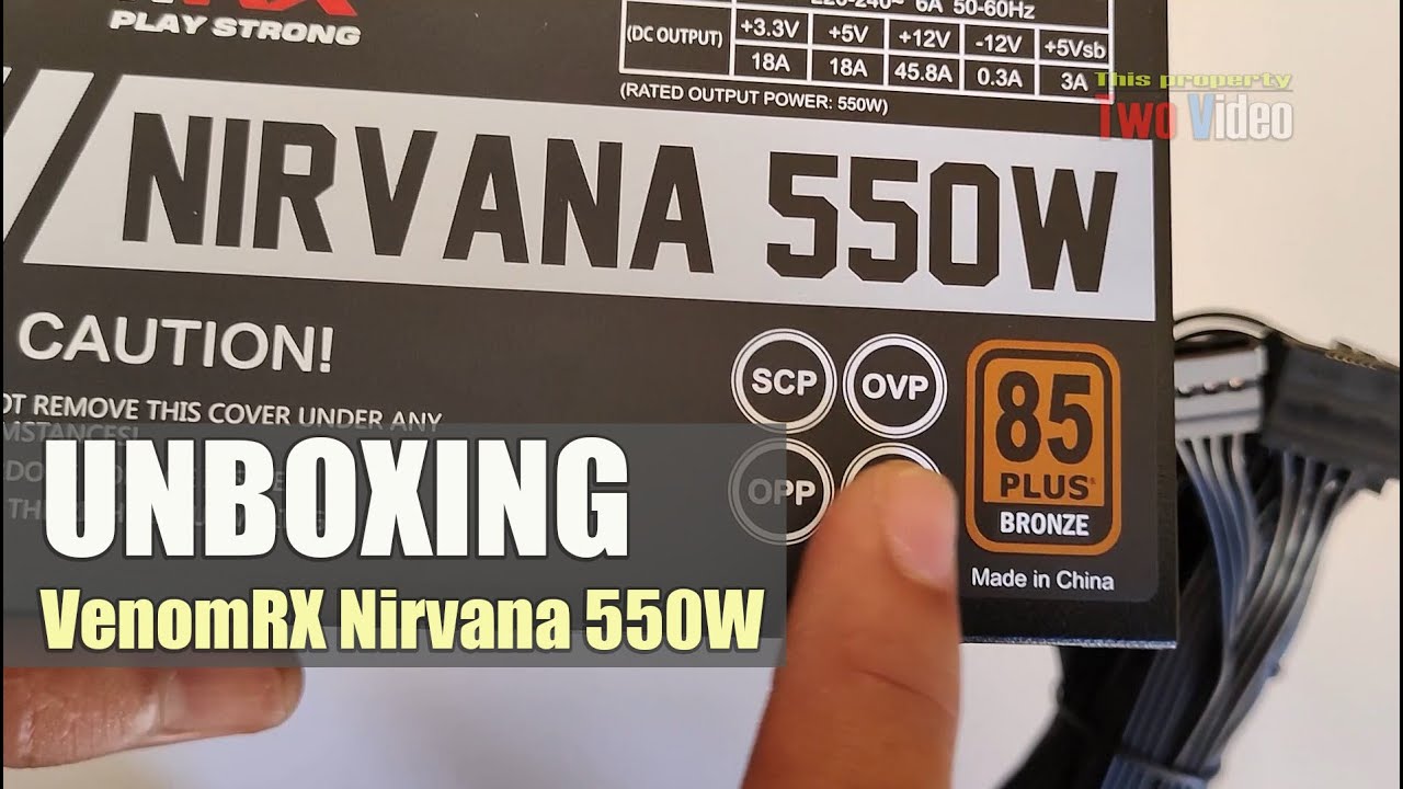 Venomrx Nirvana 550W Unboxing