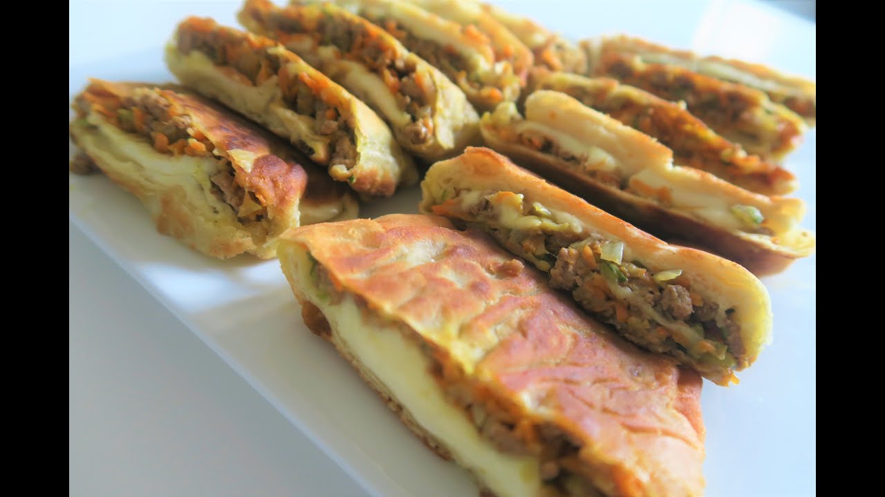 Recette 158 : Petits Pains Frits et Farcis  JUSTE TROP BON  / Fried Stuffed Bread