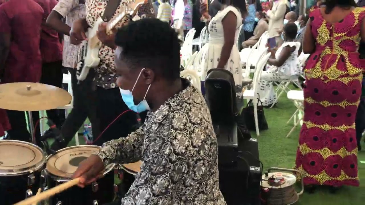 Elder Patrick Amoako and Elder Mireku with Pentecostal Praises Koforidua