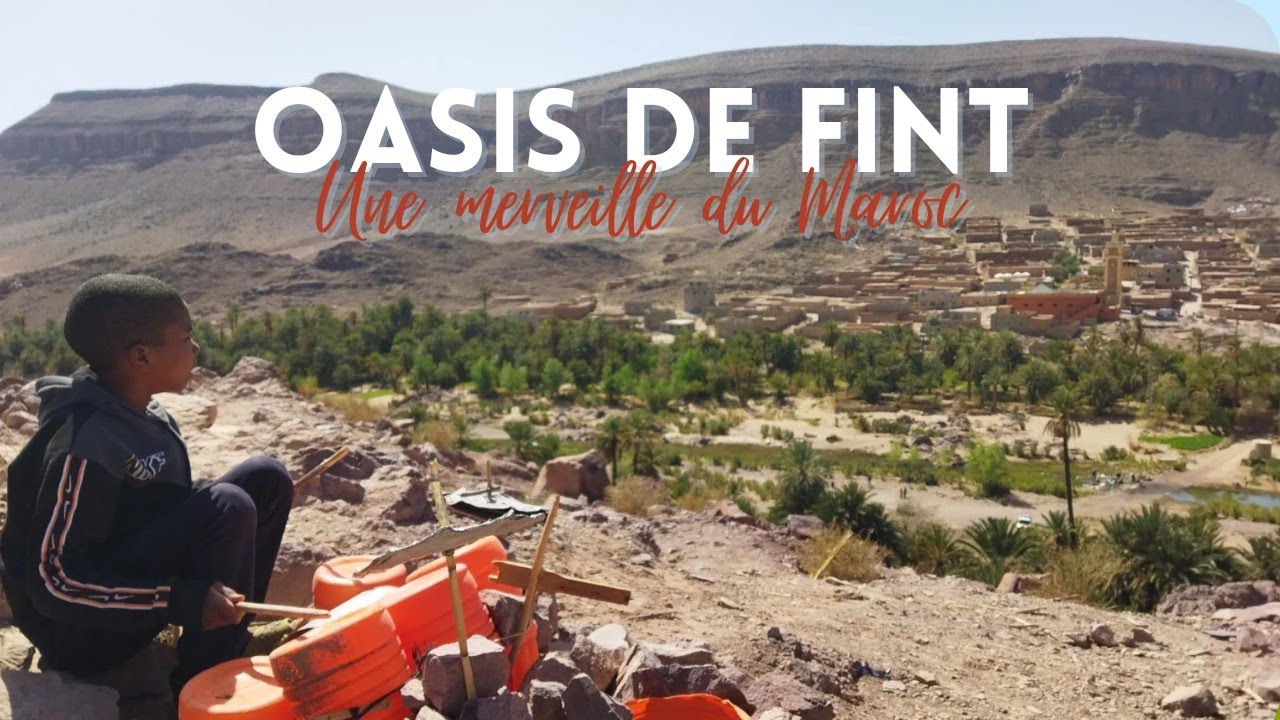 OASIS DE FINT, UNE MERVEILLE DU MAROC | Famille Nomade en camping car | Vanlife Maroc