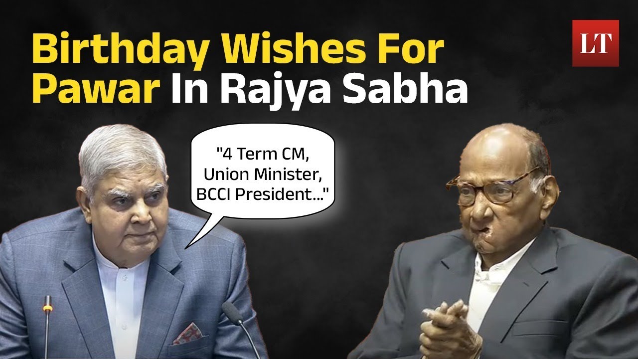 'Multifaceted Personality': Rajya Sabha Chair Dhankhar All Praises For Sharad Pawar On His Birthday
